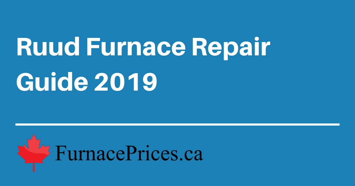 Ruud Furnace Troubleshooting Chart