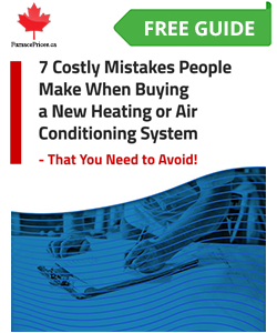 Cover of "7 Costly Mistakes People Make When Buying a New Heating of Air Conditioning System"