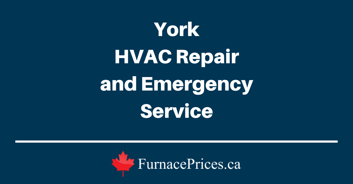 York HVAC Repair and Emergency Service