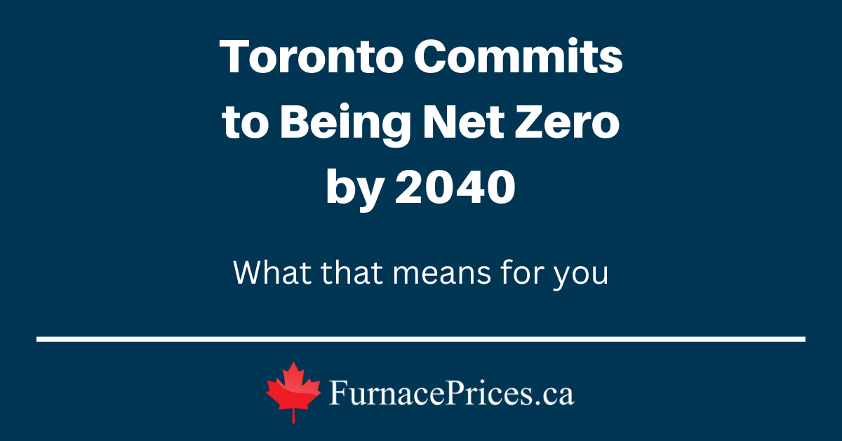 Toronto Commits to Being Net Zero by 2040