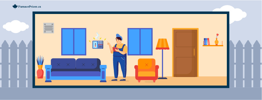 Thermostats do break down. When this happens, they don’t properly control heating cycles.