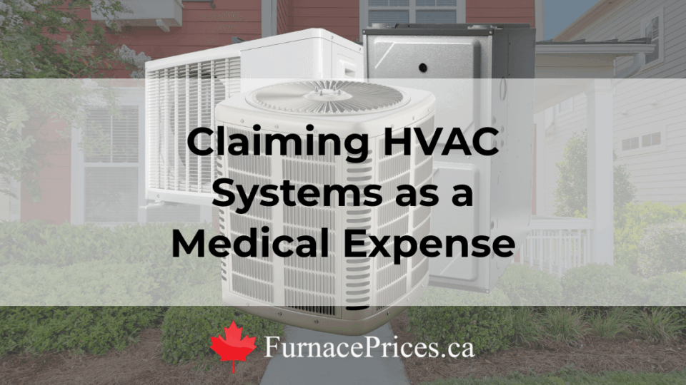 HVAC equipment as a medical expense