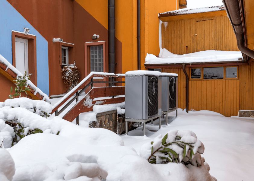 Reduced Efficiency of a Heat Pump in Extreme Cold